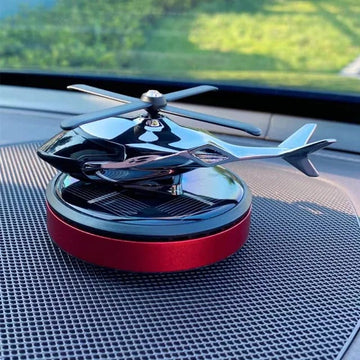 Solar-Powered Car Air Freshener (Helicopter Edition)